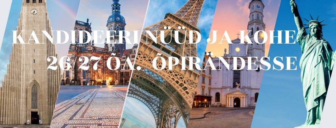 Erasmus+ õpirändesse kandideerimine