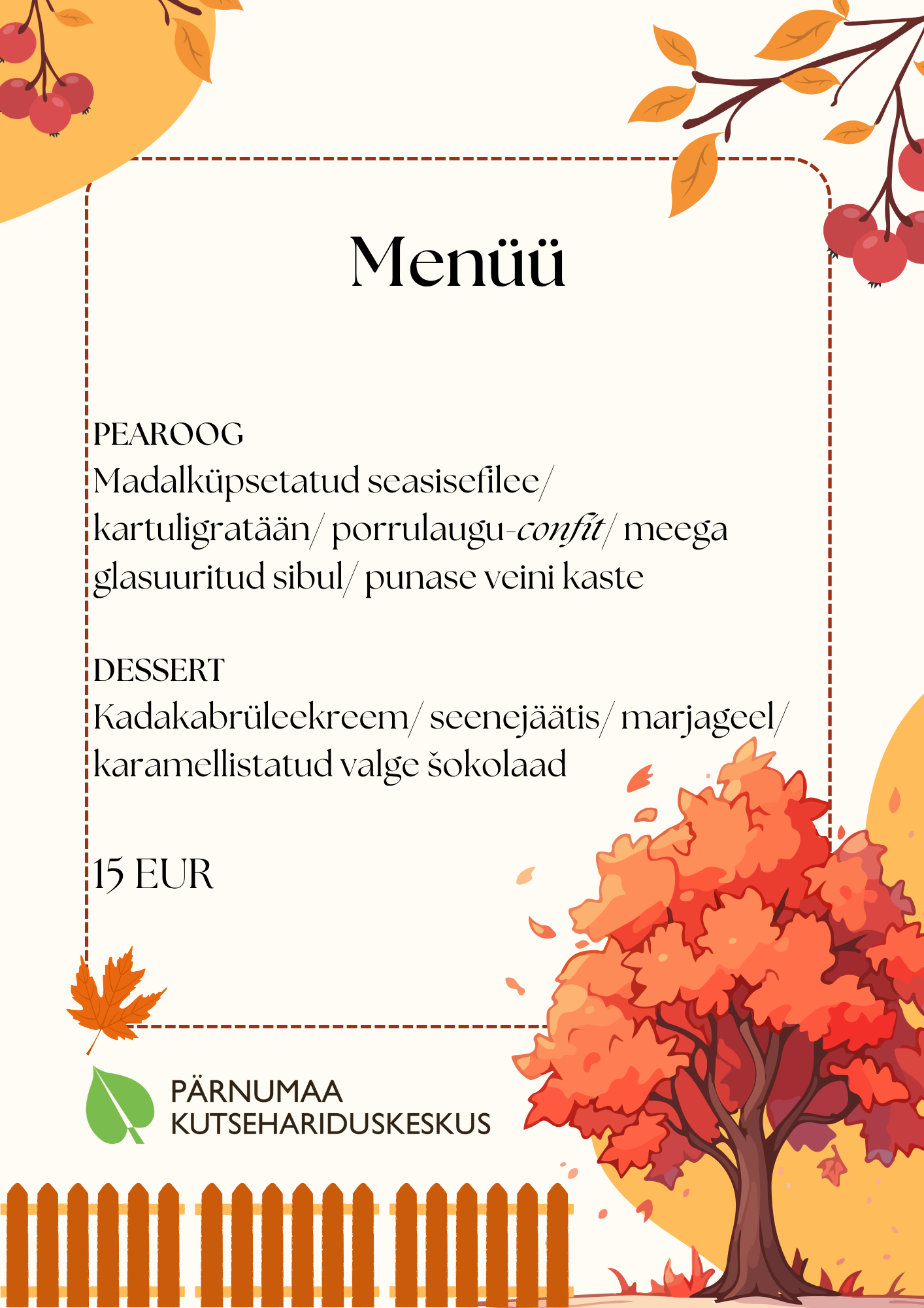 menu 15.10